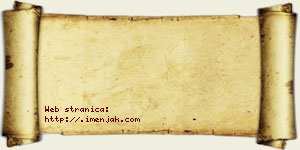 Andjelina Eglenović vizit kartica